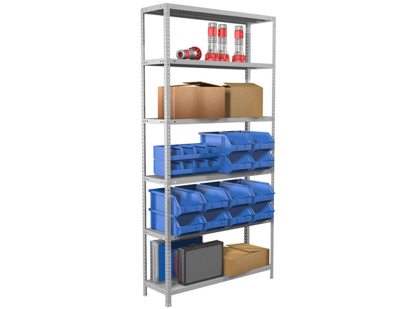 Стеллаж MS Strong 2550х1000х300 (6 полок)
